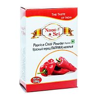 Перец красный паприка молотый (Paprica Chilli Powder) 100 г, Nano Sri