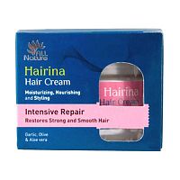 Крем для волос Hairina "Интенсивное восстановление" 200 мл, All Nature