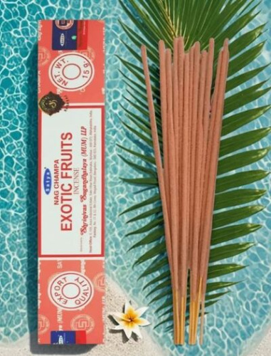 Благовония Экзотические фрукты (Exotic fruits incense) 15 г, Nag champa/Satya Благовония Экзотические фрукты (Exotic fruits incense) 15 г, Nag champa/Satya
