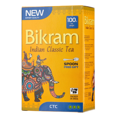 Чай индийский чёрный гранулированный Assam Bikram 100 г, Balaji Agro Чай индийский чёрный гранулированный Assam Bikram 100 г, Balaji Agro
