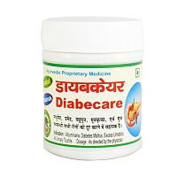 Диабкейр (Diabecare) - при диабете / 40 г (100 - 110 табл), Adarsh