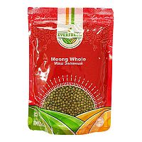 Маш зелёный (Moong Whole) 500 г, Everfresh