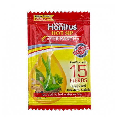 Напиток растворимый Хонитус (Honitus Hot Sip) 4 г, Dabur Напиток растворимый Хонитус (Honitus Hot Sip) 4 г, Dabur