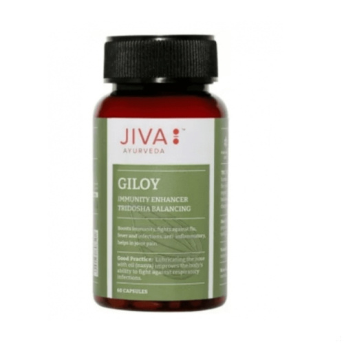 Гилой (Giloy) - очищение крови и лимфы, вывод токсинов / 60 капс., Jiva Ayurvedic Pharmacy Гилой (Giloy) - очищение крови и лимфы, вывод токсинов / 60 капс., Jiva Ayurvedic Pharmacy