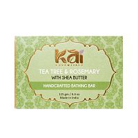 Мыло "Чайное дерево и розмарин с маслом ши" 125 г, Kai Essentials