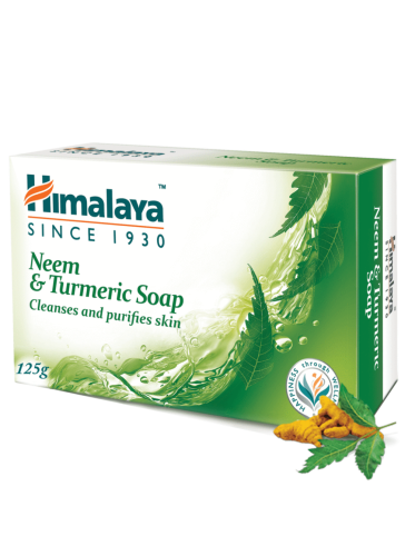 Мыло антибактериальное с нимом и куркумой (Neem & Turmeric) 125гр.,, Himalaya Herbals