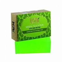 Мыло крафтовое ручной работы "Ним и туласи скраб" 125 г, Kai Essentials