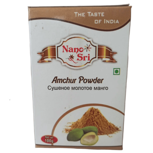 Манго сушеное молотое (Amchur Powder), 100 гр, Nano Sri Манго сушеное молотое (Amchur Powder), 100 гр, Nano Sri