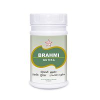 Брахми гутика (Brahmi Gutika) - мозговой тоник, антиоксидант / 100 табл., SKM Siddha