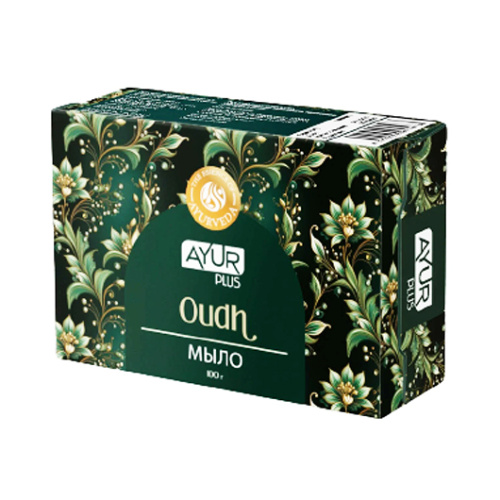 Мыло Уд (Oudh) 100 г, Ayur Plus Мыло Уд (Oudh) 100 г, Ayur Plus