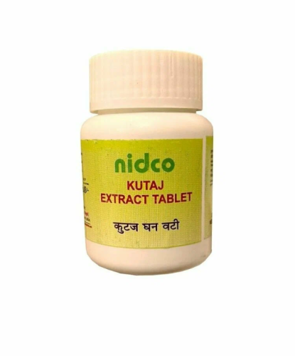 Кутадж экстракт (Kutaj Extract Tablet) - против диареи, улучшает пищеварение / 60 таб., Nidco