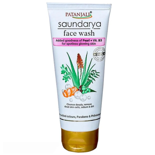 Гель для умывания увлажняющий Саундарья (Saundarya Face Wash Patanjali), 60 гр Гель для умывания увлажняющий Саундарья (Saundarya Face Wash Patanjali), 60 гр