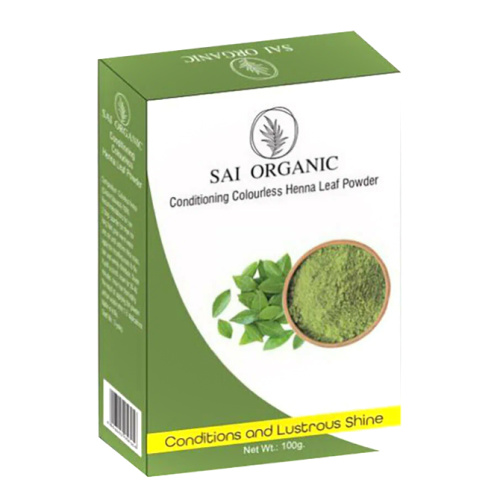 Хна для волос бесцветная кондиционирующая 100 г, Sai Organic