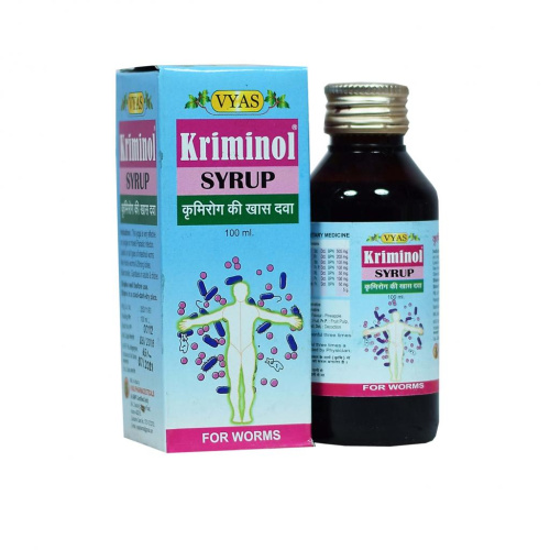 Сироп Криминол (Kriminol Syrup) от паразитов 250 мл, Vyas фото 2