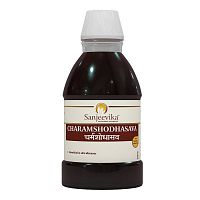 Чарамшодхасава (Charmshodhasava) - при кожных заболеваниях, очищение крови / 450 мл, Sanjeevika