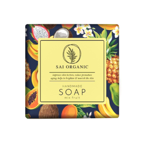 Мыло "Фруктовый микс" 90 г, Sai Organic Мыло "Фруктовый микс" 90 г, Sai Organic